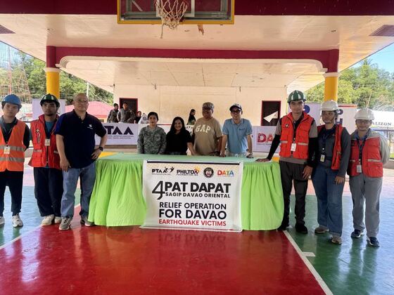 Davao Oriental — 4Pat Dapat relief operation for earthquake victims