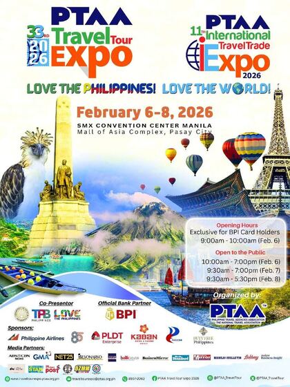 Event collateral — 33rd TravelTour Expo 2026